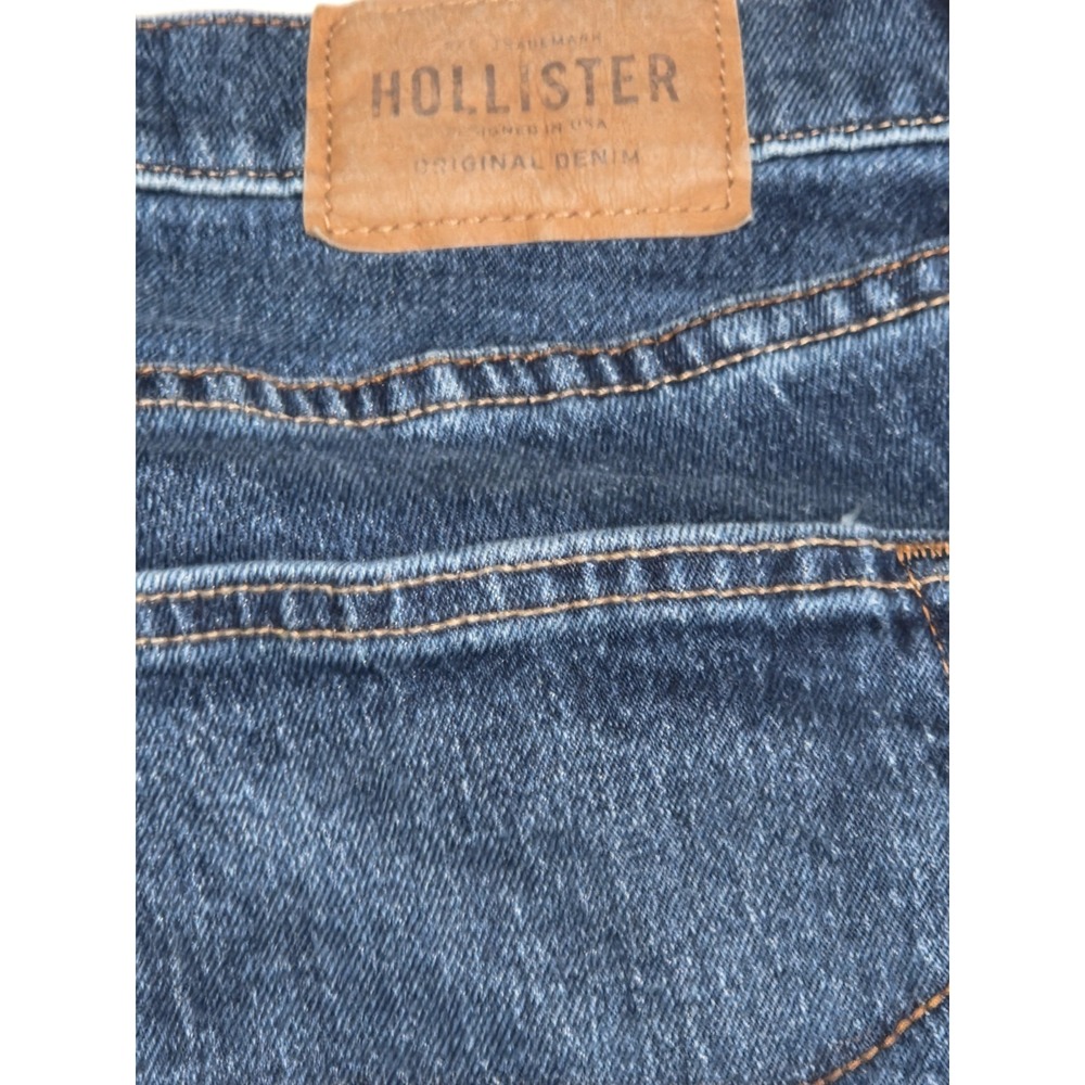 Hollister Mens 32x30 Loose Fit Jeans Medium Wash Baggy Skater Y2K - Picture 4 of 4